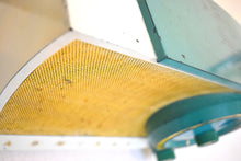 Load image into Gallery viewer, Seafoam White 1954 Admiral Model 5T36 Vacuum Tube Radio Big Speaker Sound! Rare Color Combo!