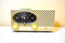 Load image into Gallery viewer, Bluetooth Ready To Go - Sandalwood Vintage 1964 Admiral Model Y-3557 AM Vacuum Tube Alarm Clock Radio Sounds Great!