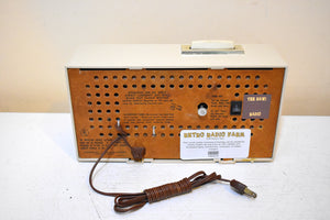 Bluetooth Ready To Go - Sandalwood Vintage 1964 Admiral Model Y-3557 AM Vacuum Tube Alarm Clock Radio Sounds Great!