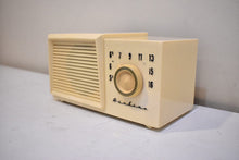 Load image into Gallery viewer, Bluetooth Ready To Go - Ivory White 1955 Airline Model GSE-1620A AM Vacuum Tube Radio Excellent Condition Great Receiver!