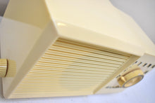 Load image into Gallery viewer, Bluetooth Ready To Go - Ivory White 1955 Airline Model GSE-1620A AM Vacuum Tube Radio Excellent Condition Great Receiver!