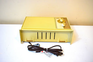 Imperial Gold 1966 Arvin Model 16R21 AM Solid State Transistor Radio Sounds Great!