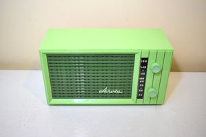 Apple Green 1956 Arvin Model 2563 Vacuum Tube AM Radio Excellent Condition & Sounds Great!