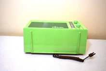 Load image into Gallery viewer, Apple Green 1956 Arvin Model 2563 Vacuum Tube AM Radio Excellent Condition &amp; Sounds Great!