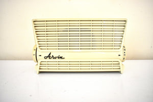 Bianca Ivory 1958 Arvin Model 2581 Vacuum Tube AM Radio Sounds Terrific! Excellent Condition!