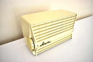 Bianca Ivory 1958 Arvin Model 2581 Vacuum Tube AM Radio Sounds Terrific! Excellent Condition!