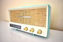 Charger l&#39;image dans la galerie, Aquamarine Turquoise 1959 Arvin Model 2585 Vacuum Tube AM Radio Clean and Gorgeous Looking and Sounding!