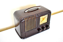 画像をギャラリービューアに読み込む, Marble Brown Bakelite 1948 Arvin Model 664 Vacuum Tube AM Radio Sounds Great! Excellent Condition!