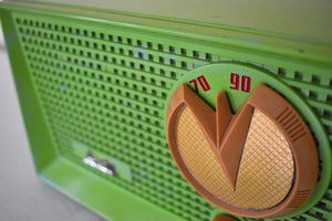 Sweet Bitter Green 1956 Arvin Model 951T1 Vacuum Tube Radio Sounds Great! Unique Model and Rare Color!