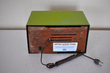 Load image into Gallery viewer, Sweet Bitter Green 1956 Arvin Model 951T1 Vacuum Tube Radio Sounds Great! Unique Model and Rare Color!