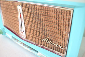 Laguna Aqua 1956 Arvin Model 956T AM Vacuum Tube Radio Excellent Condition! Great Looking Design!!