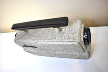 Load image into Gallery viewer, Tweed Gray 1958 Arvin Model 8571-3 AM Portable Vacuum Tube Radio Excellent Condition Loud Clear Sounding!