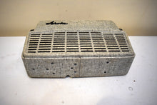 Load image into Gallery viewer, Tweed Gray 1958 Arvin Model 8571-3 AM Portable Vacuum Tube Radio Excellent Condition Loud Clear Sounding!