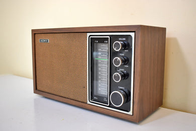 ソニーだけ！ 1975-1977 ソニーモデル TFM-9440W AM/FM ソリッドステート トランジスタ ラジオ 人気モデル!