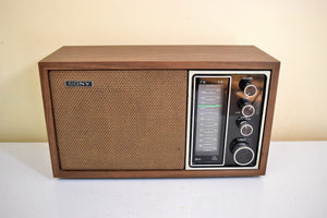 Sony Only! 1975-1977 Sony Model TFM-9440W AM/FM Solid State Transistor Radio Popular Model!