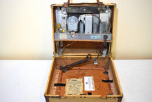 画像をギャラリービューアに読み込む, Saddle Tan 1946 Bendix Aviation Model 687A AM Portable Vacuum Tube Radio Excellent Condition! Works Great!