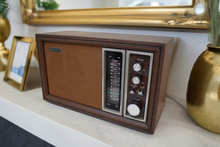 Load image into Gallery viewer, Bluetooth Ready To Go - 1975-1977 Sony Model TFM-9450W AM/FM Solid State Transistor Radio Sounds Great!