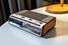 Charger l'image dans la galerie, Wood Grain 1980s General Electric Model 74646-A AM FM Digital Alarm Clock Radio! Excellent Condition! (Copy)