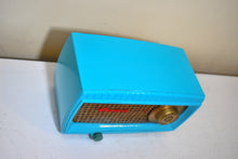 Load image into Gallery viewer, Turquoise and Wicker Vintage 1949 Capehart Model 3T55B AM Vacuum Tube Radio Totally Restored and Sounds Wonderful!