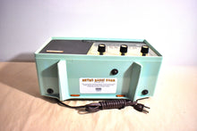 Load image into Gallery viewer, Lime Green 1961 Columbia Model C-611 Vacuum Tube AM Clock Radio Rare Model Color Combo!