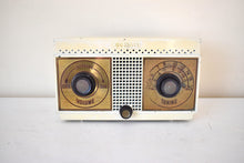画像をギャラリービューアに読み込む, アラビカ ブラウン オウル アイズ 1951 ゼニス モデル G516 AM 真空管ラジオ 見た目も音も素晴らしい！