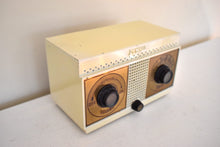 画像をギャラリービューアに読み込む, アラビカ ブラウン オウル アイズ 1951 ゼニス モデル G516 AM 真空管ラジオ 見た目も音も素晴らしい！