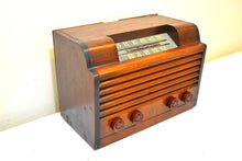 Charger l&#39;image dans la galerie, Artisan Crafted Wood 1947 Emerson Model 550 Vacuum Tube AM Radio! Excellent Performer!