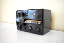 Load image into Gallery viewer, Bluetooth Ready To Go - Nero Black 1952 Emerson Model 652 AM Vacuum Tube Radio Sounds Great! Excellent Condition!