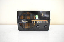 Load image into Gallery viewer, Bluetooth Ready To Go - Nero Black 1952 Emerson Model 652 AM Vacuum Tube Radio Sounds Great! Excellent Condition!