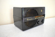 Load image into Gallery viewer, Bluetooth Ready To Go - Nero Black 1952 Emerson Model 652 AM Vacuum Tube Radio Sounds Great! Excellent Condition!