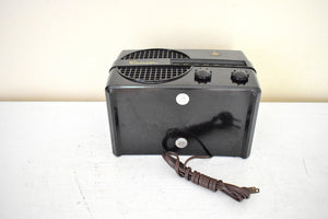 Bluetooth Ready To Go - Nero Black 1952 Emerson Model 652 AM Vacuum Tube Radio Sounds Great! Excellent Condition!