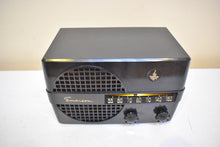 Charger l&#39;image dans la galerie, Jet Black 1950 Emerson Model 652 AM Vacuum Tube Radio Sounds Great! Excellent Condition!