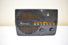 Charger l&#39;image dans la galerie, Jet Black 1950 Emerson Model 652 AM Vacuum Tube Radio Sounds Great! Excellent Condition!