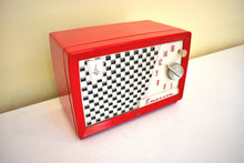 Load image into Gallery viewer, Fiesta Red 1954 Emerson Model 729B AM Vacuum Tube Radio Rare Model! Highly Sought After Color and Model! Sounds Tremendous!