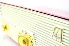 Load image into Gallery viewer, Flamingo Pink 1956 Emerson Model 927B Vacuum Tube Radio Sounds Great Excellent Condition!