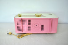 Load image into Gallery viewer, Flamingo Pink 1956 Emerson Model 927B Vacuum Tube Radio Sounds Great Excellent Condition!