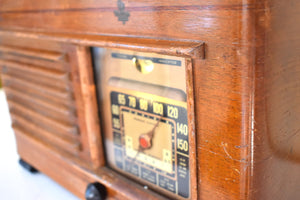 Artisan Crafted Wood 1941 Emerson Model EG-355 Vacuum Tube AM Shortwave Radio Sounds Great! Excellent Condition!