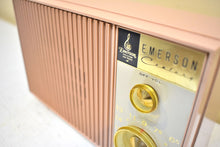 画像をギャラリービューアに読み込む, Little Pinkie 1961 Emerson Model G-1701 AM Vacuum Tube Radio Big Sound! Excellent Condition!