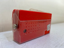 Load image into Gallery viewer, Cardinal Red 60s Ideal Unknown Model Portable AM Transistor Radio Excellent Condition Loud Clear Sounding!