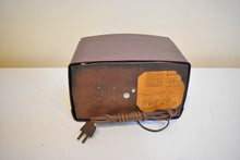 Load image into Gallery viewer, Burgundy Red  1949 FADA Model 855 Coloradio AM Vacuum Tube Radio Sounds Great!