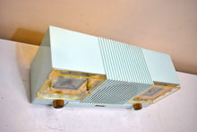 Charger l&#39;image dans la galerie, Celeste Blue Mid Century 1954 Firestone Model 4-A-127 Vacuum Tube AM Radio Cool Model Rare Color!