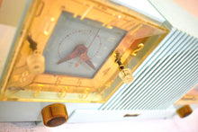 Charger l&#39;image dans la galerie, Celeste Blue Mid Century 1954 Firestone Model 4-A-127 Vacuum Tube AM Radio Cool Model Rare Color!