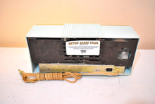 Charger l&#39;image dans la galerie, Celeste Blue Mid Century 1954 Firestone Model 4-A-127 Vacuum Tube AM Radio Cool Model Rare Color!