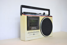 Load image into Gallery viewer, GenX 80s Retro General Electric GE Model 3-5244A AM FM Cassette Stereo Mini Boombox Radio! Sounds Great Excellent Condition!
