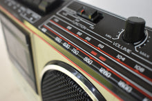 Load image into Gallery viewer, GenX 80s Retro General Electric GE Model 3-5244A AM FM Cassette Stereo Mini Boombox Radio! Sounds Great Excellent Condition!