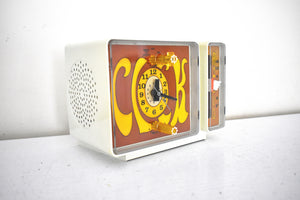 GROOVY 1969 General Electric C3300A AM Solid State Transistor Alarm Clock Radio It's Dynamite!