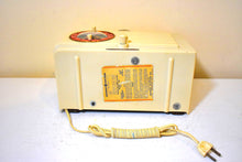画像をギャラリービューアに読み込む, Grecian Ivory 1948 General Electric Model 62 AM Vacuum Tube Clock Radio Alarm Excellent Condition! Sounds Great!