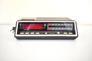 Bluetooth Ready To Go - 1980s General Electric GE Model 7-4616B AM/FM Digital Alarm Clock Radio Sounds Great!