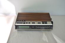 Load image into Gallery viewer, Wood Grain 1980s General Electric Model 7-4638B AM FM Digital Alarm Clock Radio! Excellent Condition!