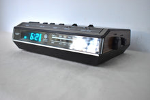 Load image into Gallery viewer, Wood Grain 1980s General Electric Model 7-4942B AM FM Digital Alarm Clock Radio! Excellent Condition!